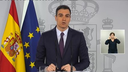 Download Video: Sánchez pedirá la última prórroga del estado de alarma que durará un mes