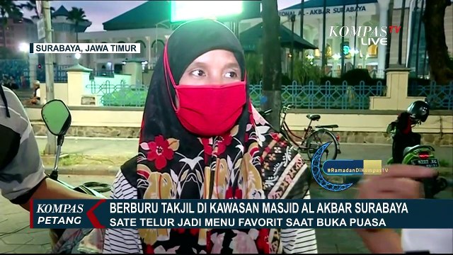 Wajib Mampir! Ini Primadona Jajanan Takjil di Masjid Al Akbar Surabaya