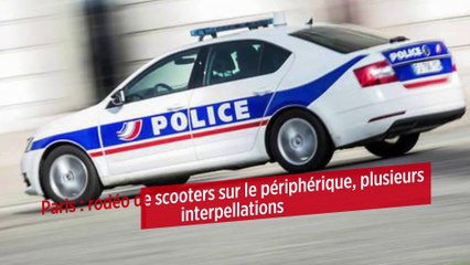 Paris : rodéo de scooters sur le périphérique, plusieurs interpellations