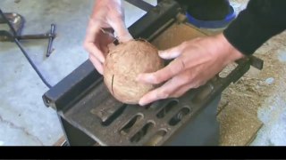 how to cut coconut perfectly