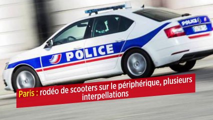 Paris : rodéo de scooters sur le périphérique, plusieurs interpellations