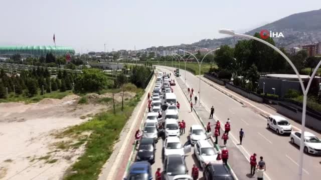 Kızılay'dan bin 100 aileye gıda yardımı