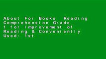 About For Books  Reading Comprehension Grade 1 for Improvement of Reading & Conveniently Used: 1st