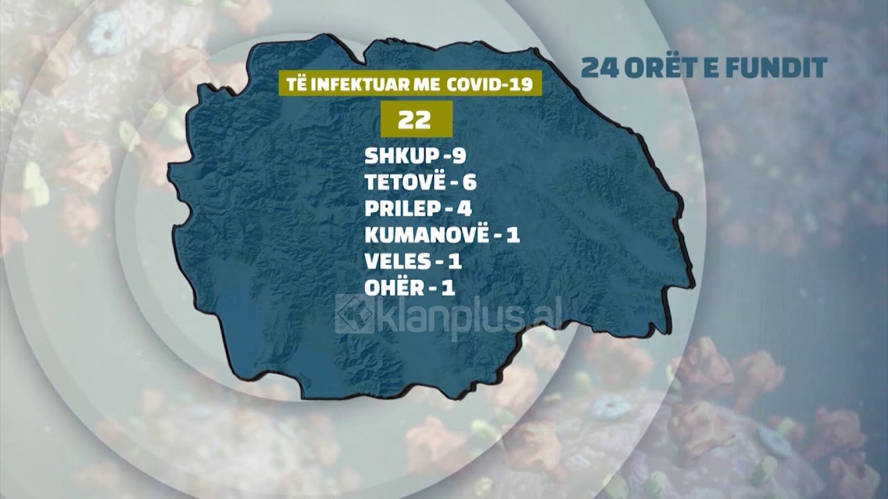 Maqedoni, 22 raste te reja