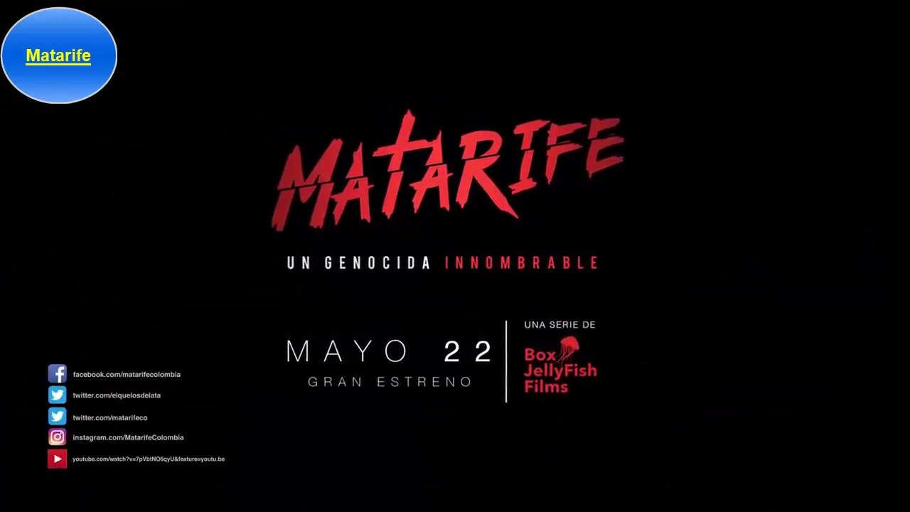 MATARIFE, (HD) La Serie Sobre ALVARO URIBE VELEZ. (Intro y Explicaciòn)