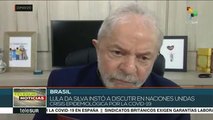 Urge Lula a convocar en ONU cumbre para discutir crisis por COVID-19