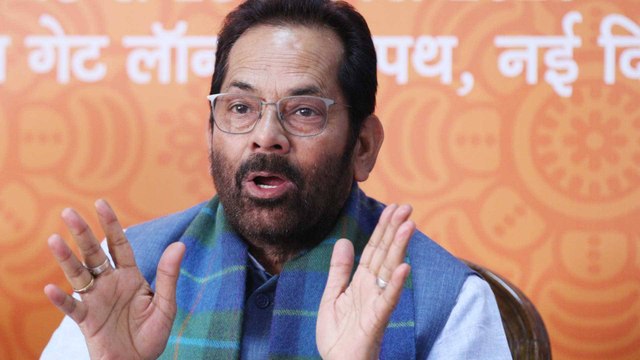 What did Naqvi say on Owaisi's allgations on Modi Government