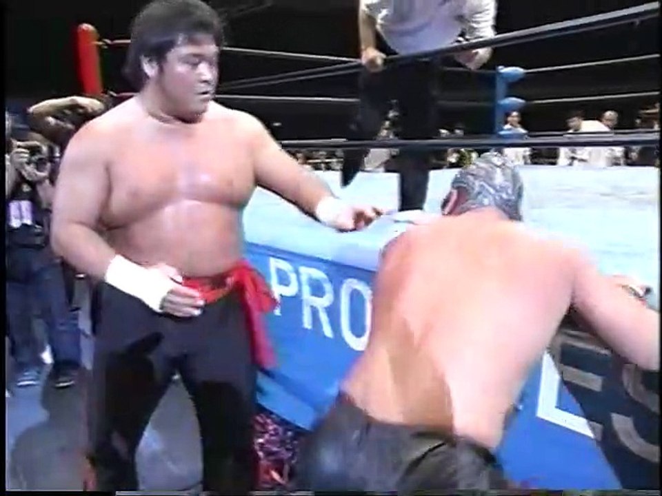AJPW - 02-23-2003 - Great Muta (c) vs. Shinya Hashimoto (Triple