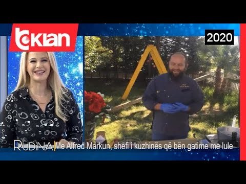 Rudina - Me Alfred Markun, shefi i kuzhines qe ben gatime me lule! (16 maj 2020)