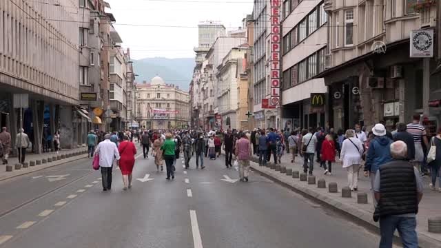 Saraybosna'daki Bleiburg ayini, faşizm karşıtlarınca protesto edildi