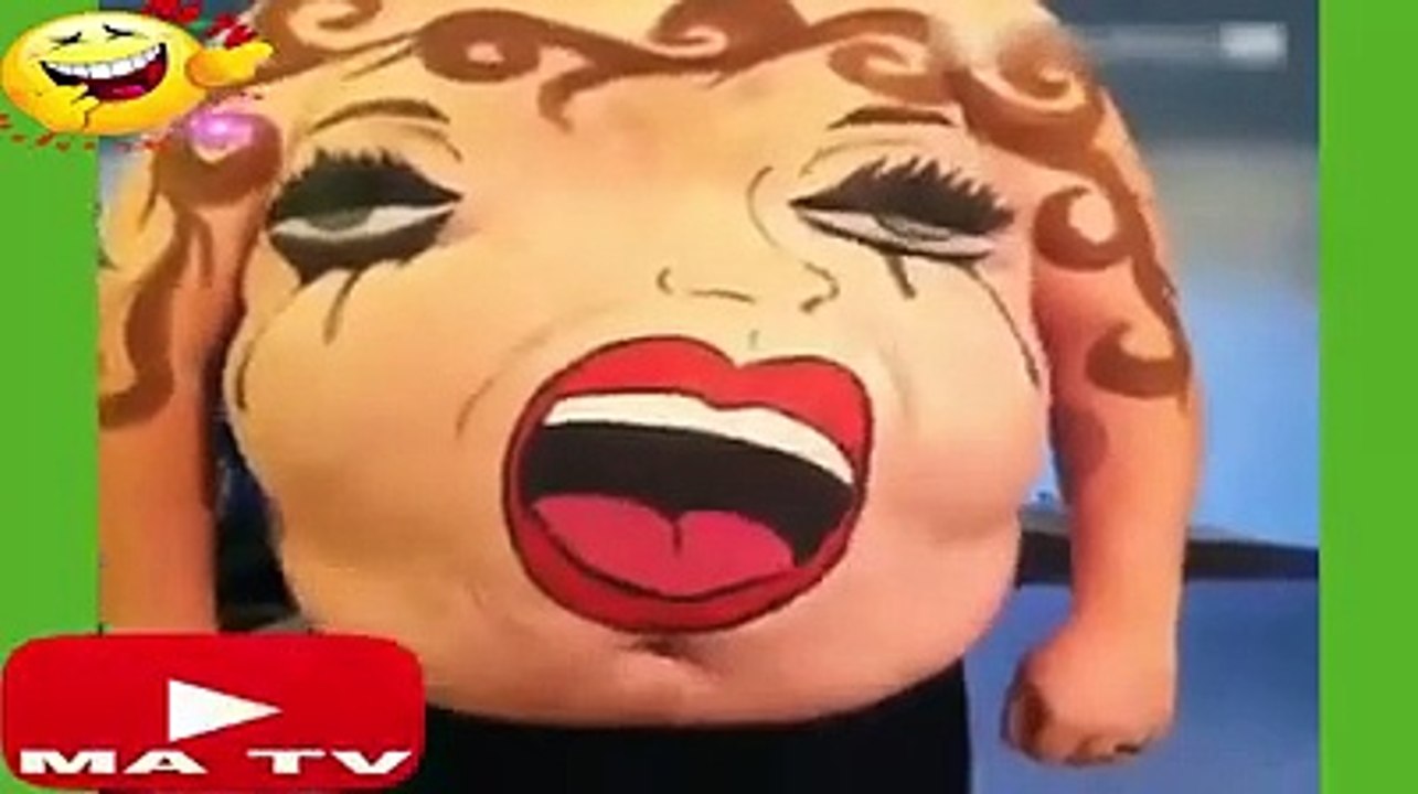 A funny big man