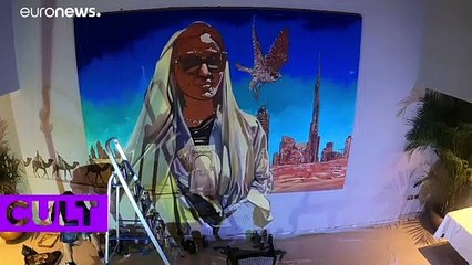 هنرمندان برجسته در دُبی نقاشی دیواری اجرا می‌کنند