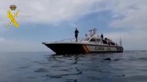 La Guardia Civil avista un tiburón peregrino de más de ocho metros frente a una playa de Granada