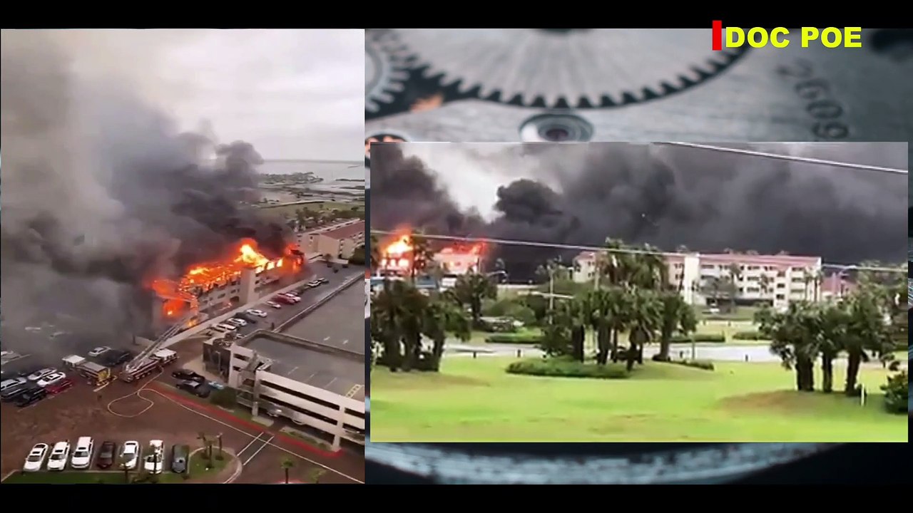 RAYO QUEMA CONDOMINIO EN ISLA DEL PADRE AL SUR DE TEXAS, USA  | 16 DE MAYO 2020