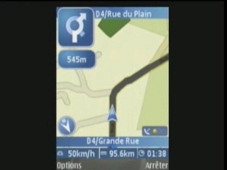 Nokia N95 8Go : GPS nokia maps