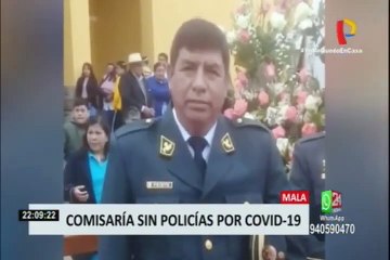 Comisaría de Mala sin policías por contagios de Covid-19