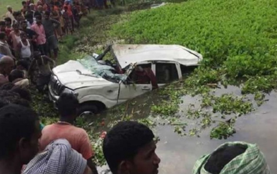 Bihar: Six children die in Araria after car falls into pond