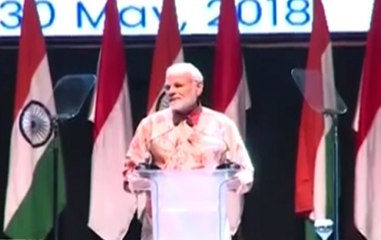 PM Modi addresses Indian diaspora in Jakarta, says India creating corruption free system