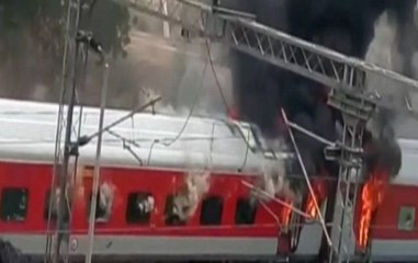 AP Express catches fire near Birlanagar station in Gwalior, all passengers safe