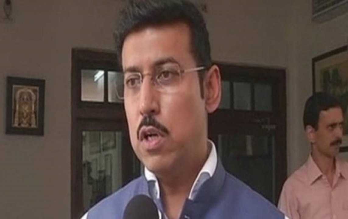 Several factors helped BJP to become single largest party in K'taka, says Rajyavardhan Singh Rathore