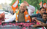 Karnataka Elections: Watch BJP president Amit Shah holds road show in Davanagere