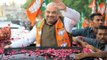Karnataka Elections: Watch BJP president Amit Shah holds road show in Davanagere