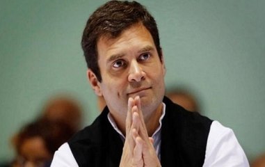 Rahul Gandhi meets sanitation workers in Bengaluru