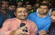 Unnao Rape Case: BJP MLA Kuldeep Singh Sengar appears outside Lucknow SSP's residence