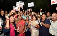 Rahul Gandhi leads candle-light march at India Gate with party leaders, thousands of supporters