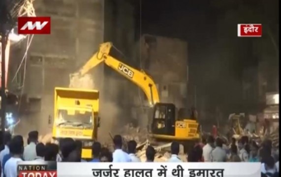 Indore building collapse: 10 dead, 3 injured; CM Shivraj Singh Chauhan announces Rs 2 lakh compensation