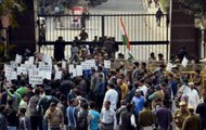 JNU dean files FIR against 17 students for allegedly manhandling him in his office