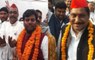 Speed@50: Newly elected Gorakhpur, Phulpur by-polls lawmakers meet Akhilesh Yadav