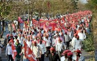 Maharashtra farmers protest: Protesters reach Mumbai's Azaad Maidan  after overnight march