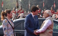 PM Narendra Modi gives warm welcome to Canadian PM Justin Trudeau, family