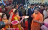 UP CM Yogi Adityanath, Haryana CM Manohar Lal Khattar visit Mathura for Holi Mahotsav