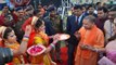 UP CM Yogi Adityanath, Haryana CM Manohar Lal Khattar visit Mathura for Holi Mahotsav