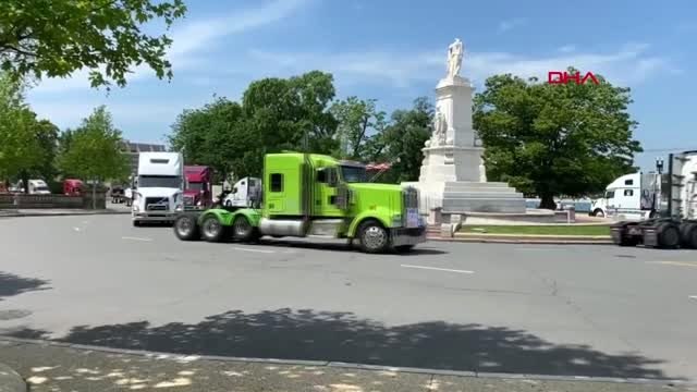 Beyaz Saray'daki 'tır şoförlerinin' protestosunda 15. gün geride kaldı