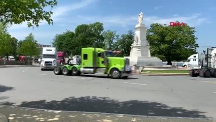Beyaz Saray'daki 'tır şoförlerinin' protestosunda 15. gün geride kaldı
