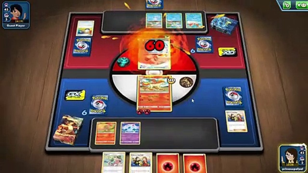 Relentless Flame vs Inteleon theme deck (Pokemon TCG Online)