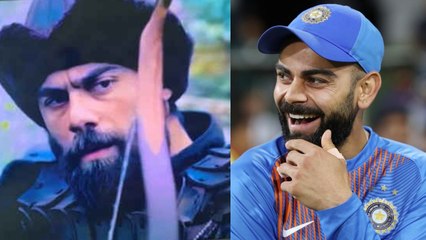 Mohammed Amir shared Kohli look alike in Twitter.