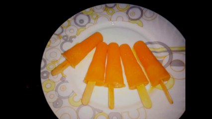 ICE CREAM | Popsicles | orange flavour | 5 minutes lollie |  bazar jaisi tasty ice cream |  
