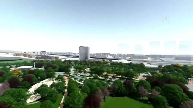 Çevre ve Şehircilik Bakanı Kurum, Ankara AKM Millet Bahçesi çalışmalarını inceledi (1)