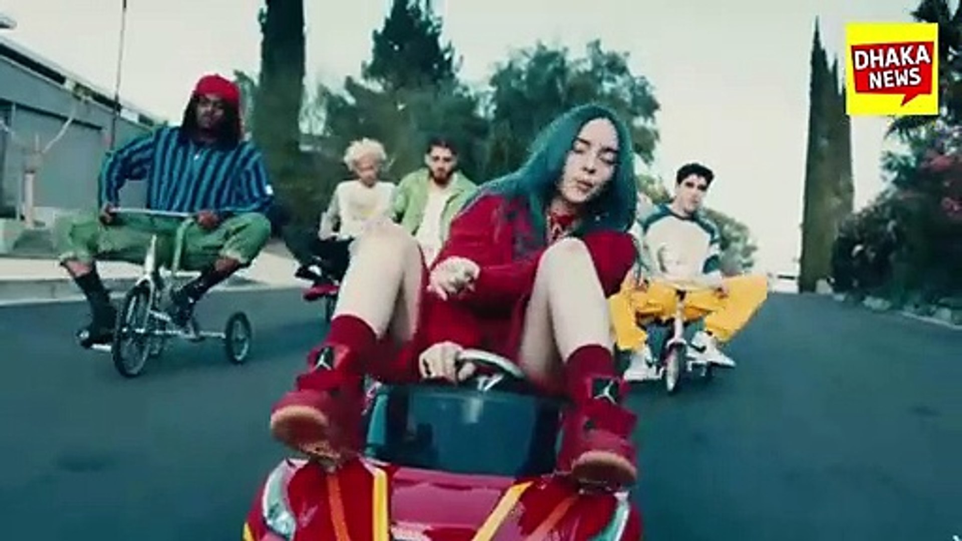 billie eilish new hot video