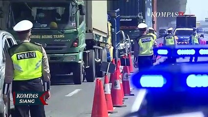 Jumlah Kendaraan Pemudik di Tol Cikarang Barat Mulai Menurun