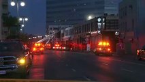 Brand und Explosion in Los Angeles - Feuerwehrleute verletzt