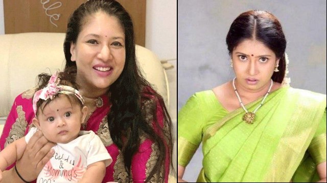 Senior Telugu Actress Sanghavi With Her First Baby, Picture Goes Viral