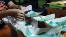 Viral Pasturi Asal Gempol Pasuruan Bagi bagi nasi bungkus berisi uang jutaan rupiah