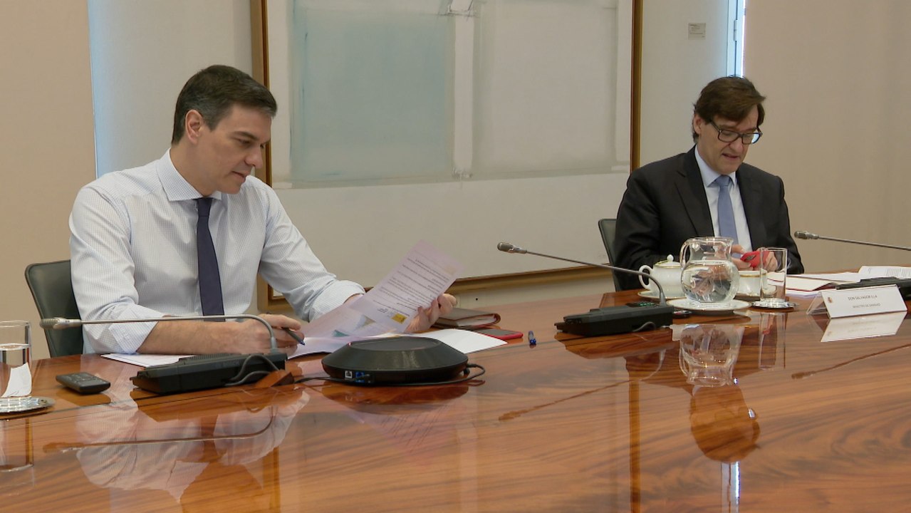 Sánchez preside la décima videoconferencia con las CCAA
