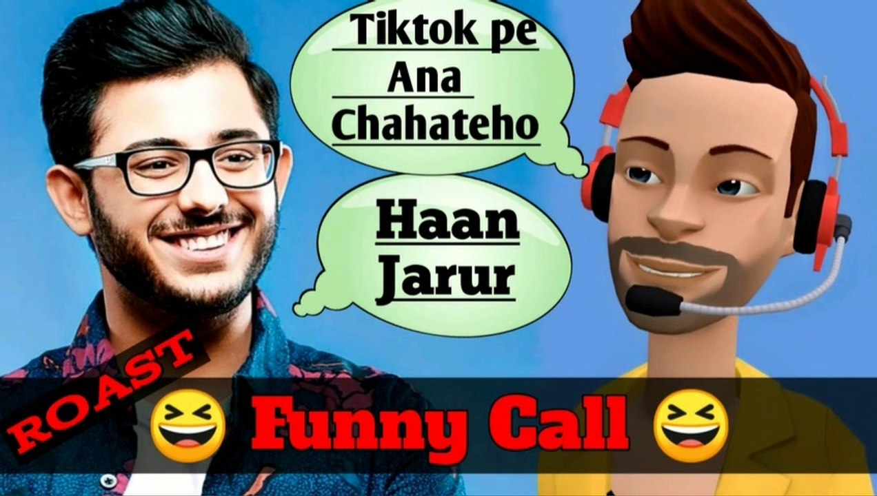 funny call | carry minati | funny video Carry minati | roast carryminati | plotagon story | funny videos | comedy videos | prank call