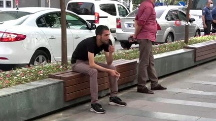 Karantinadan kaçtı, babasından kaçamadı